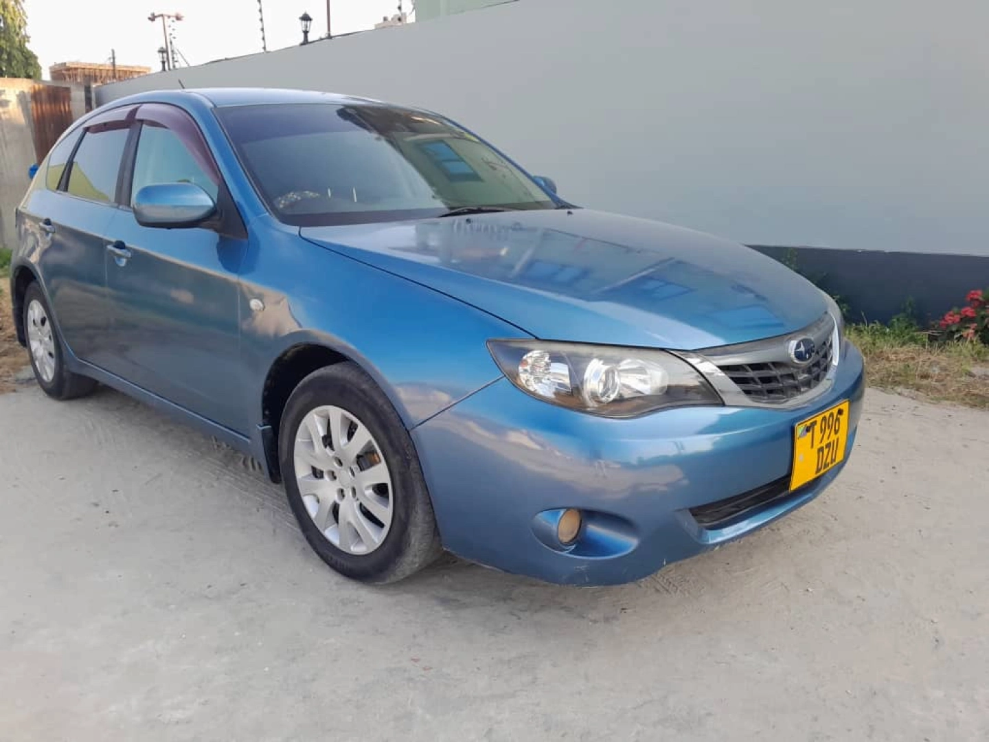 Blue Subaru Impreza Sedan 2008 thumbnail 3