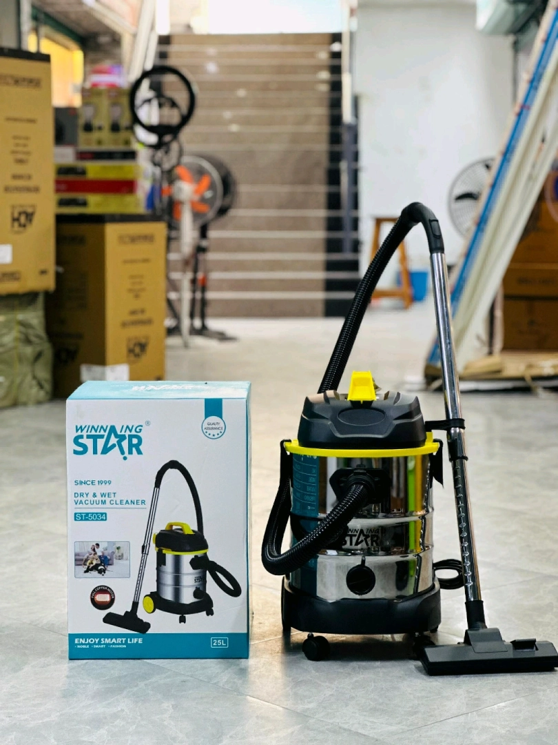 Winning Star ST-5034 Dry & Wet Vacuum Cleaner (25L, 1600W)