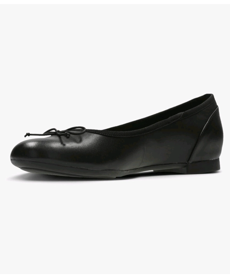 Clarks Women's Leather Flat Shoes, Size 7 thumbnail 2