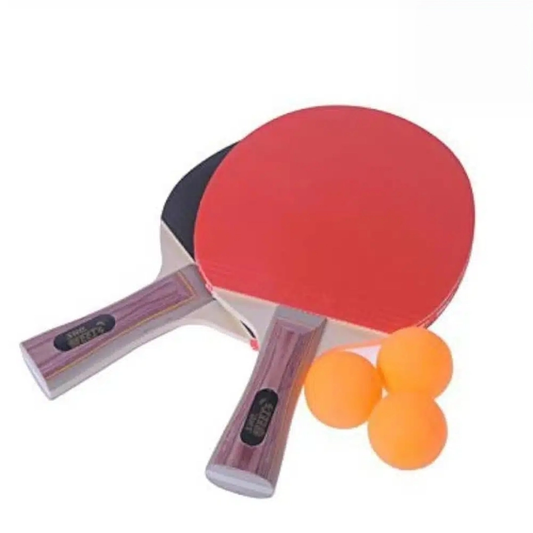 TOTOP Table Tennis Racket Set (2 Rackets, 3 Balls)