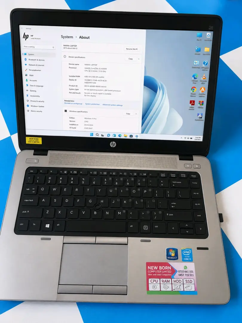 HP ProBook 640 G1 Laptop & Samsung Galaxy A9+ 5G Tablet thumbnail 2