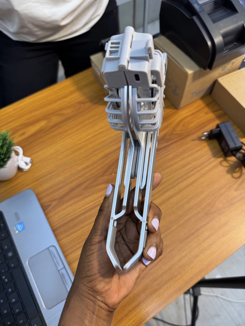 Portable Aluminum Laptop Stand with Cooling Fans thumbnail 4