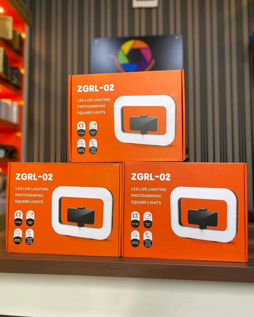 Rechargeable ZGRL-02 LED Live Lighting Photographic Square Light