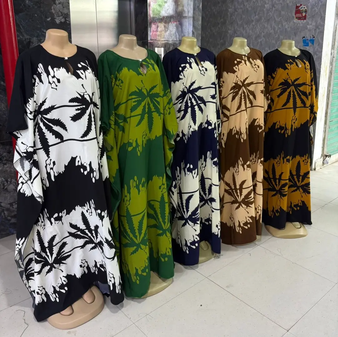 Long Patterned Ruched Maxi Dresses thumbnail 4