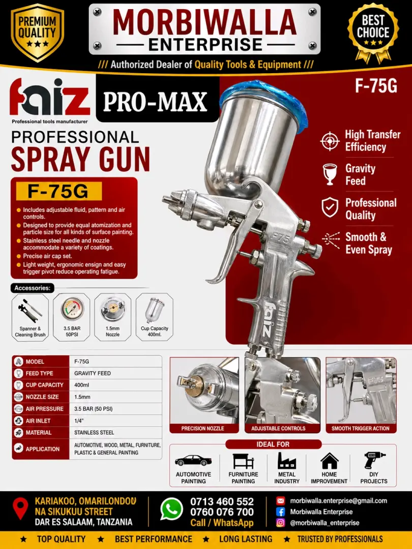 Faiz Pro-Max F-75G Paint Spray Gun