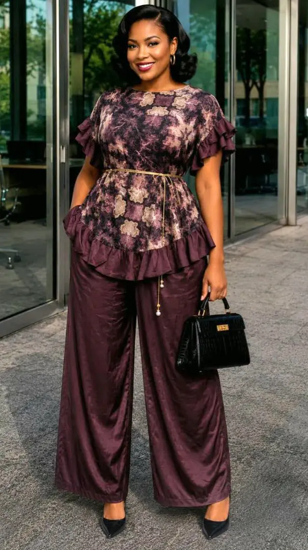 Adire Crepe Two-Piece Set thumbnail 2