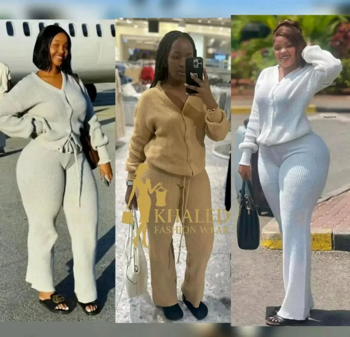 Seti ya Nguo ya Pamba (Cardigan na Suruali) 2 Pieces thumbnail 5