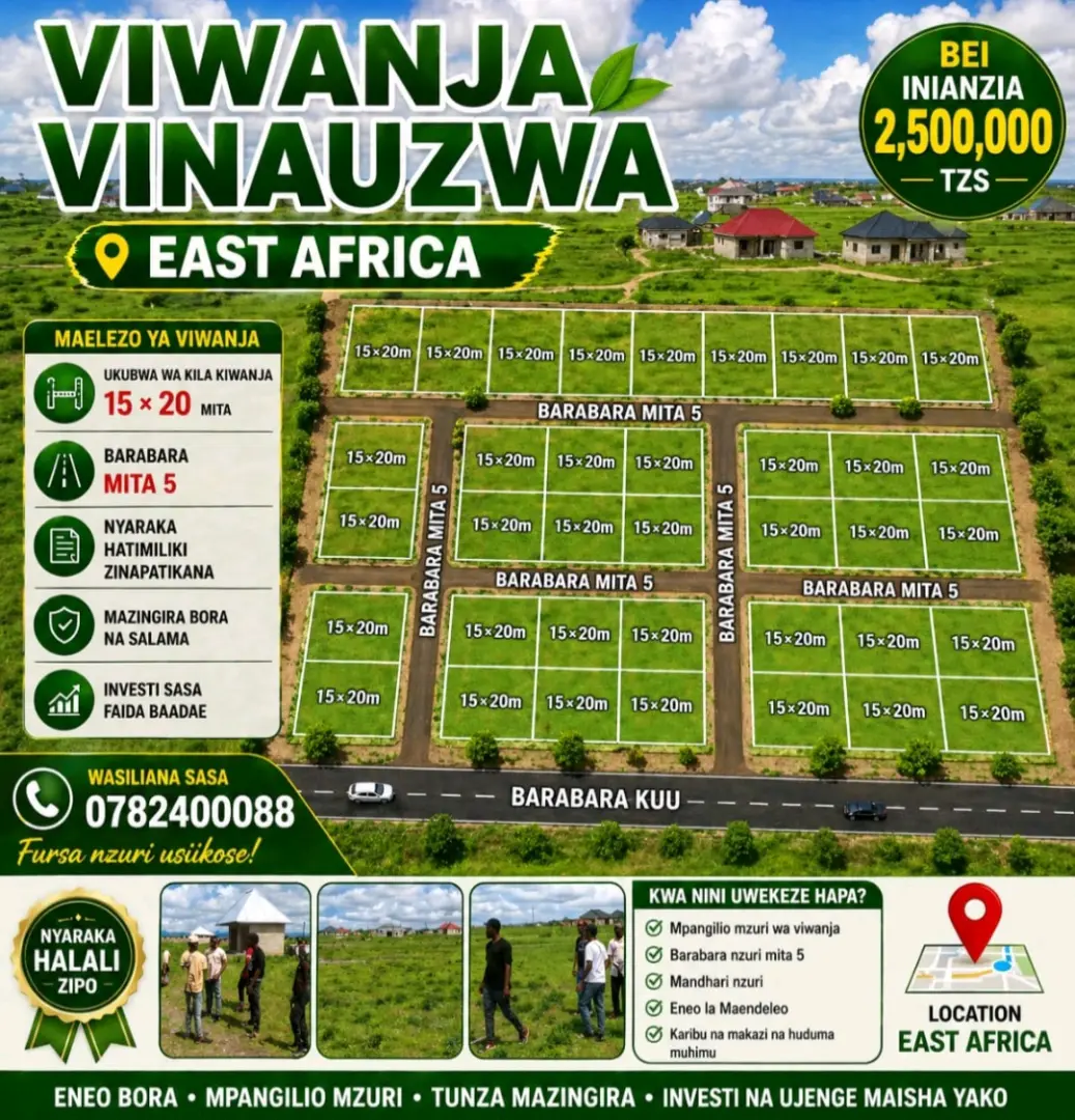 Viwanja Vilivyopimwa 15x20 - Real Kambele Investments thumbnail 3