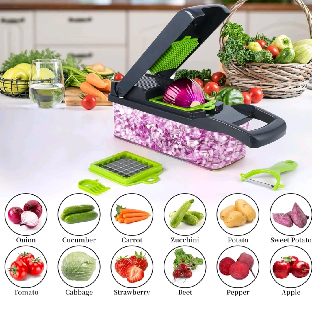 Multi-functional Vegetable Chopper/Slicer (Kifaa cha Kukatia Mboga) thumbnail 2