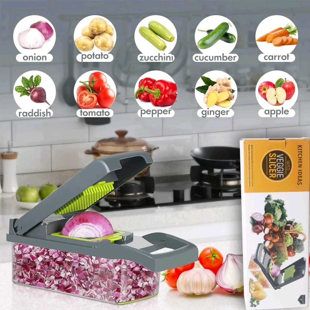Multi-functional Vegetable Chopper/Slicer (Kifaa cha Kukatia Mboga) thumbnail 5