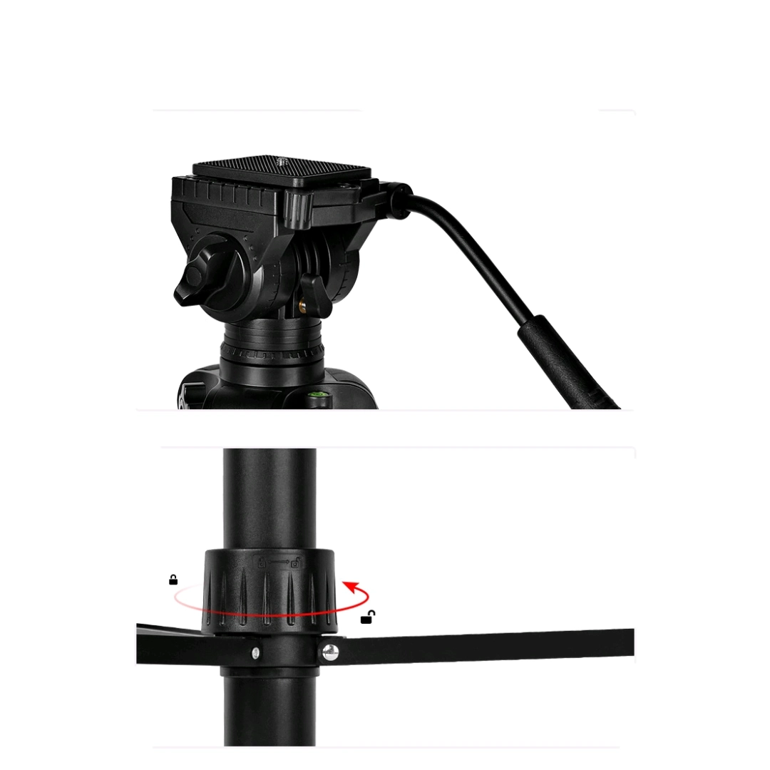 Heavy Duty D-900S Camera Tripod Stand thumbnail 6