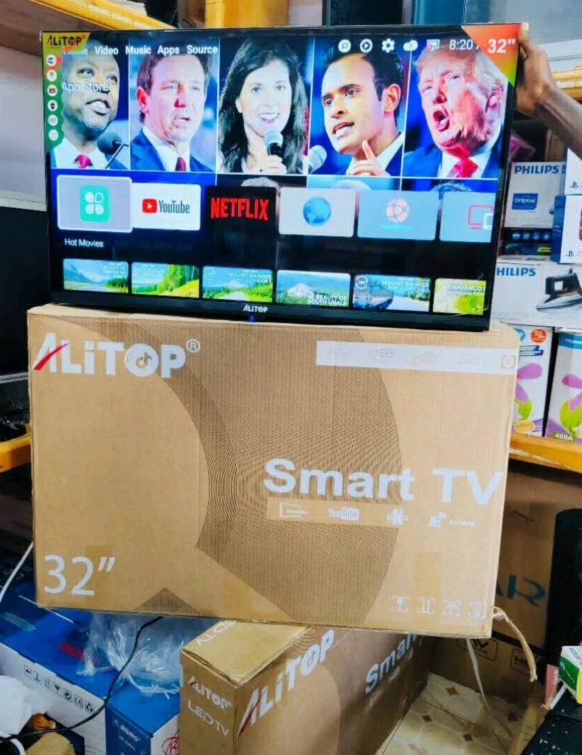 Alitop 32-inch Smart TV with YouTube & Netflix
