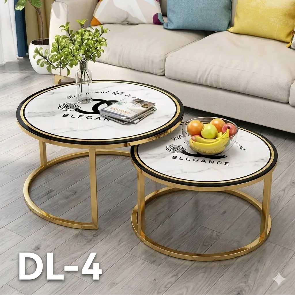 Coffee Table za Kioo za Kisasa