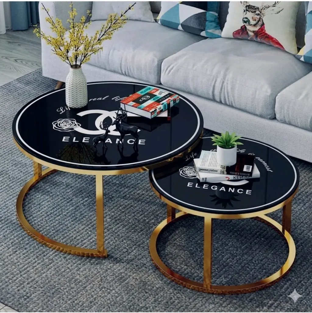 Coffee Table za Kioo za Kisasa thumbnail 2