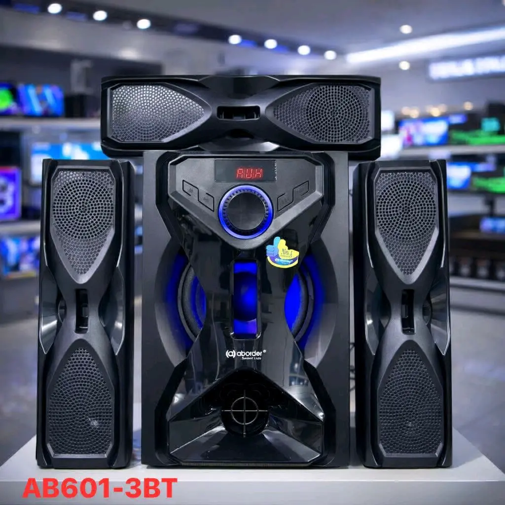Black 2.1 Channel Multimedia Speaker System (AB601-3BT)