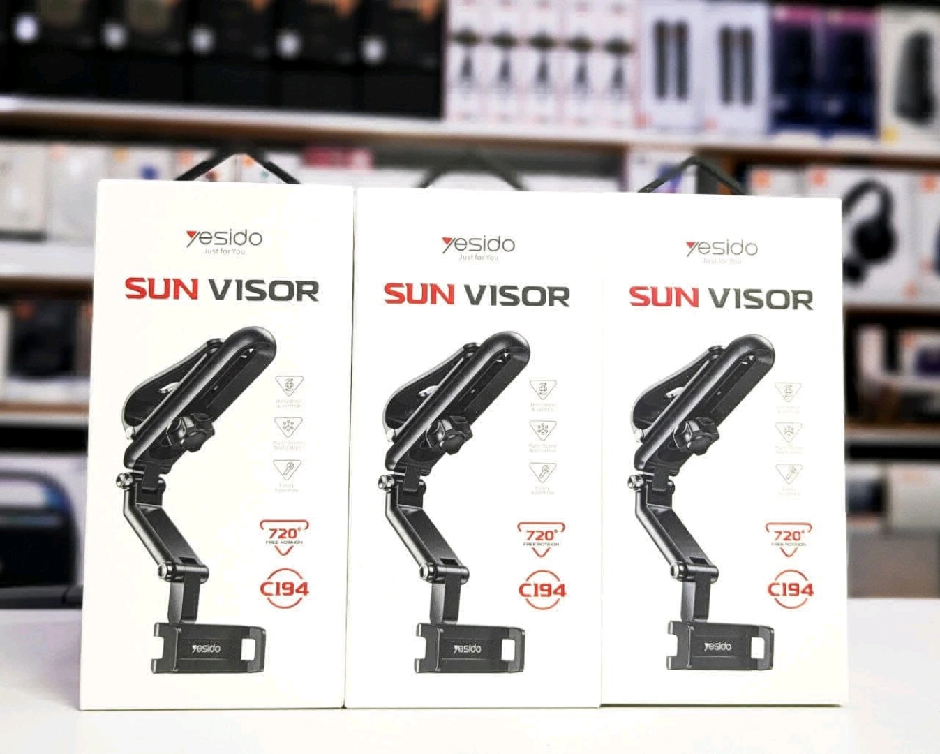 Yesido C194 Car Sun Visor Phone Holder Mount