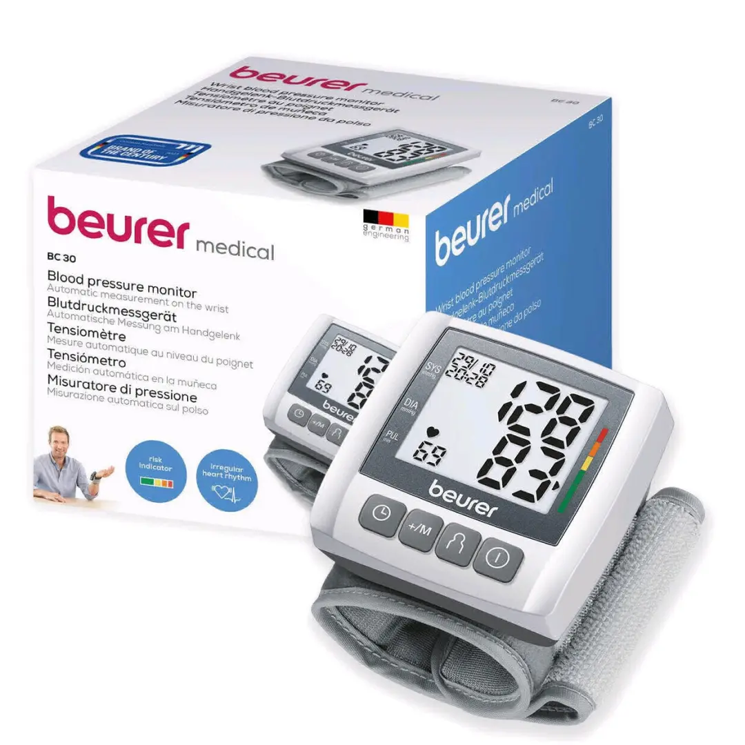Beurer BC 30 Wrist Blood Pressure Monitor thumbnail 3