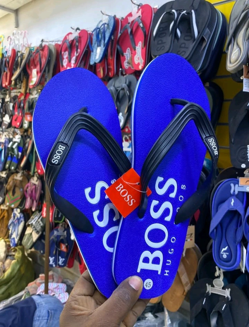 BOSS Hugo Boss Blue Flip-Flops (Size 38-44)