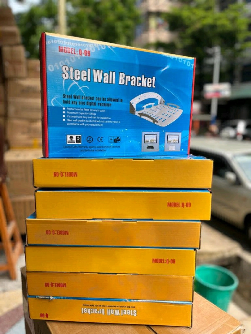 Steel Wall Bracket Q-09 for Digital Receivers and Set-Top Boxes
