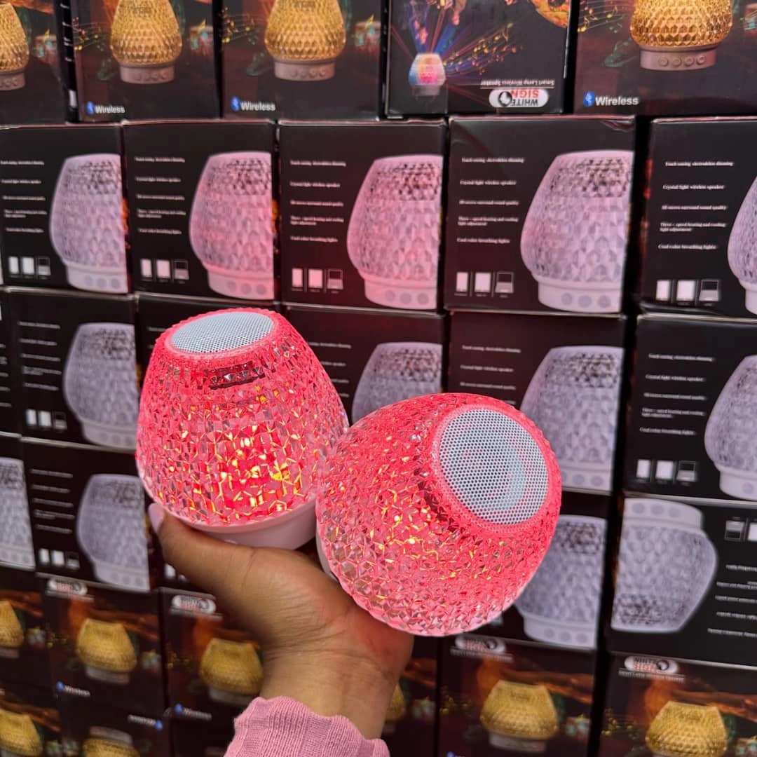 Bluetooth Speaker Pink Mirror Design thumbnail 2