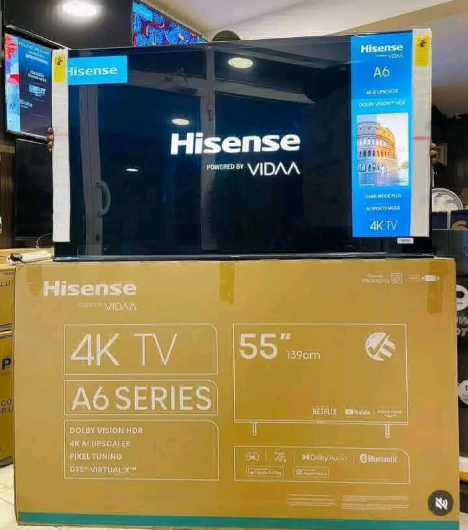 Brand New Hisense 55-inch 4K Smart TV with Warranty