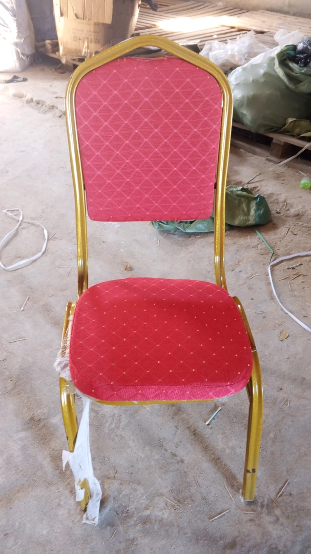 New Gold-Framed Banquet Chair (Kiti cha Mkutano)