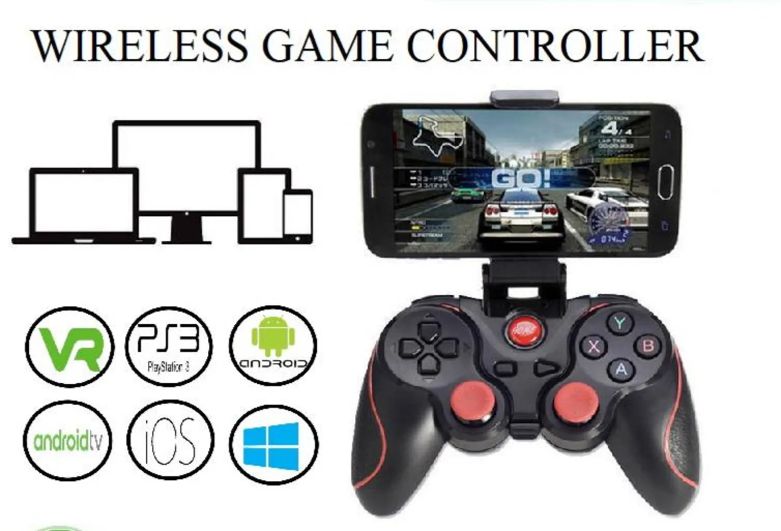 Wireless Smartphone Game Controller (Gamepad)