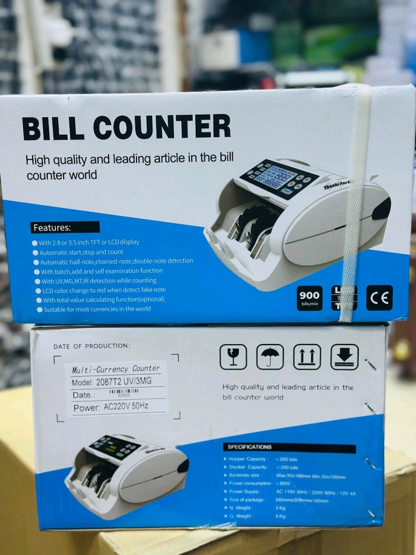 Multi-Currency Bill Counter Model 2087T2 UV 3MG