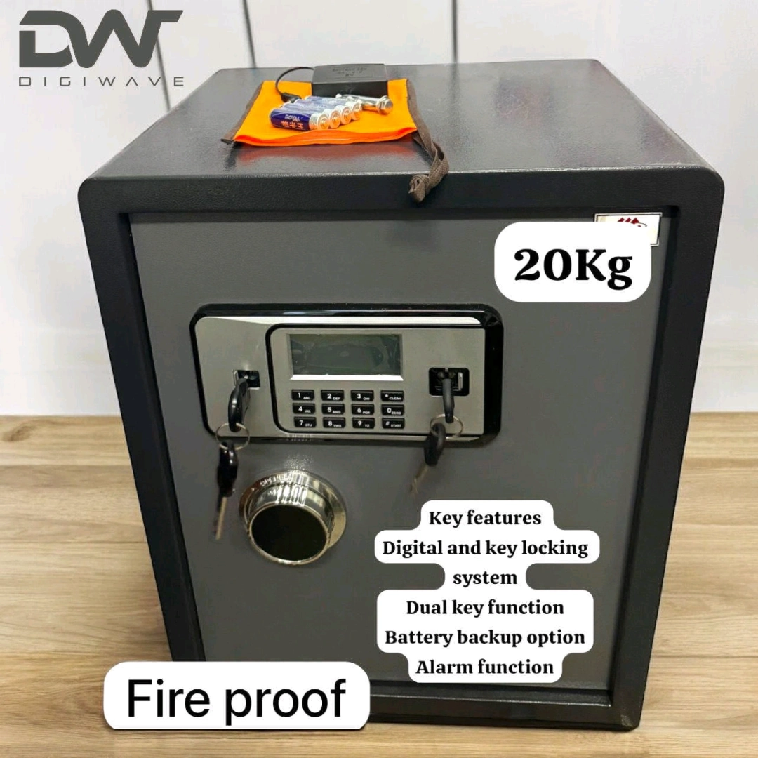 20kg Digital Safe Box with Dual Lock and Fireproof Construction