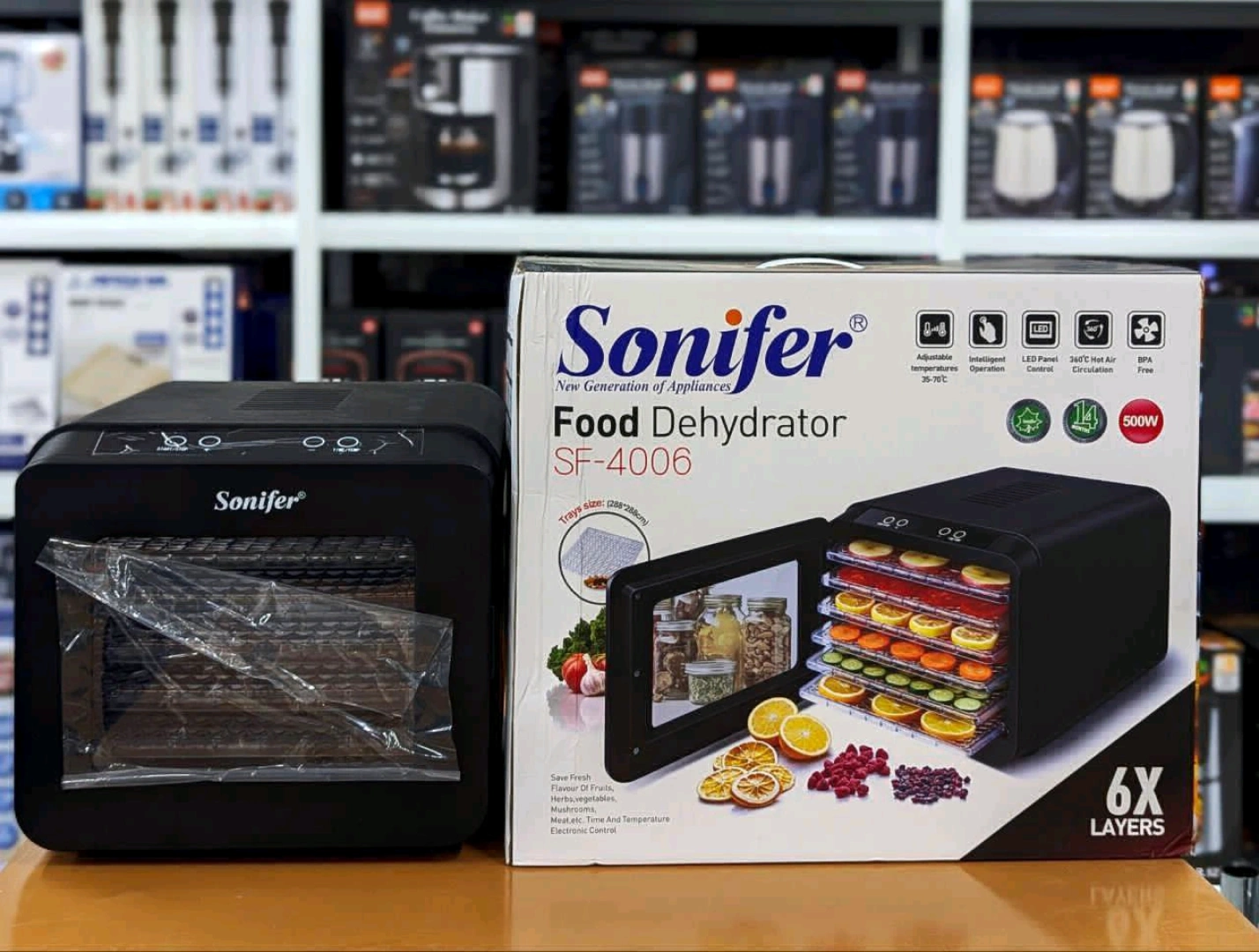 Sonifer Food Dehydrator 6-Layers SF-4006