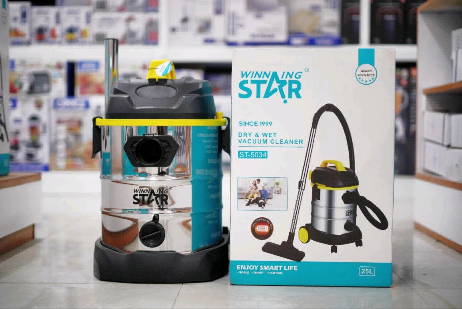 Winning Star ST-5034 Dry & Wet Vacuum Cleaner 1600W