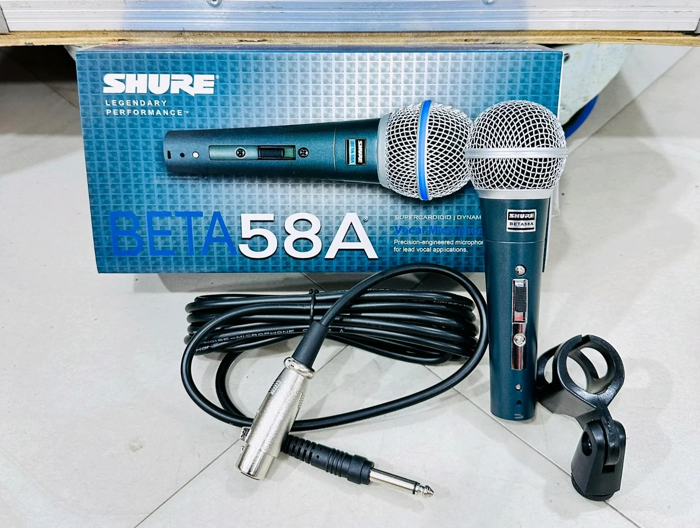 Shure Beta 58A Dynamic Vocal Microphone (2 Units)