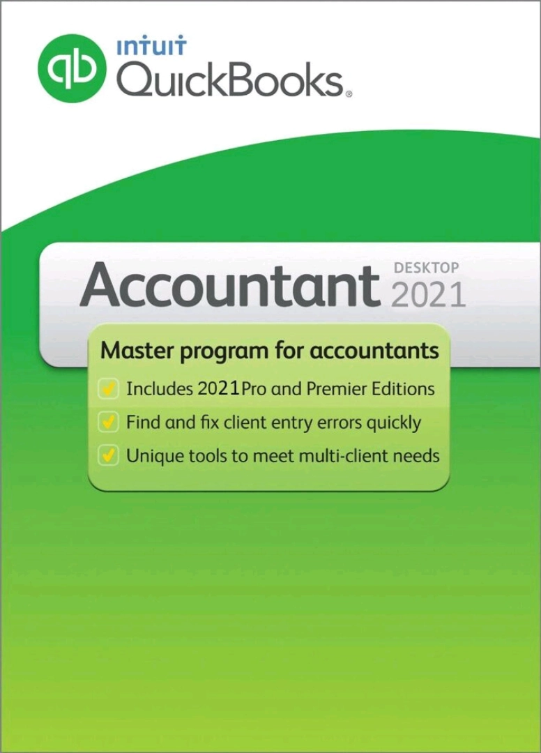 QuickBooks Accountant Premier 2021 UK Edition Software