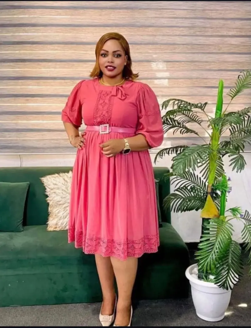 New Pink Dress (XL/XXL) with 7 Color Options