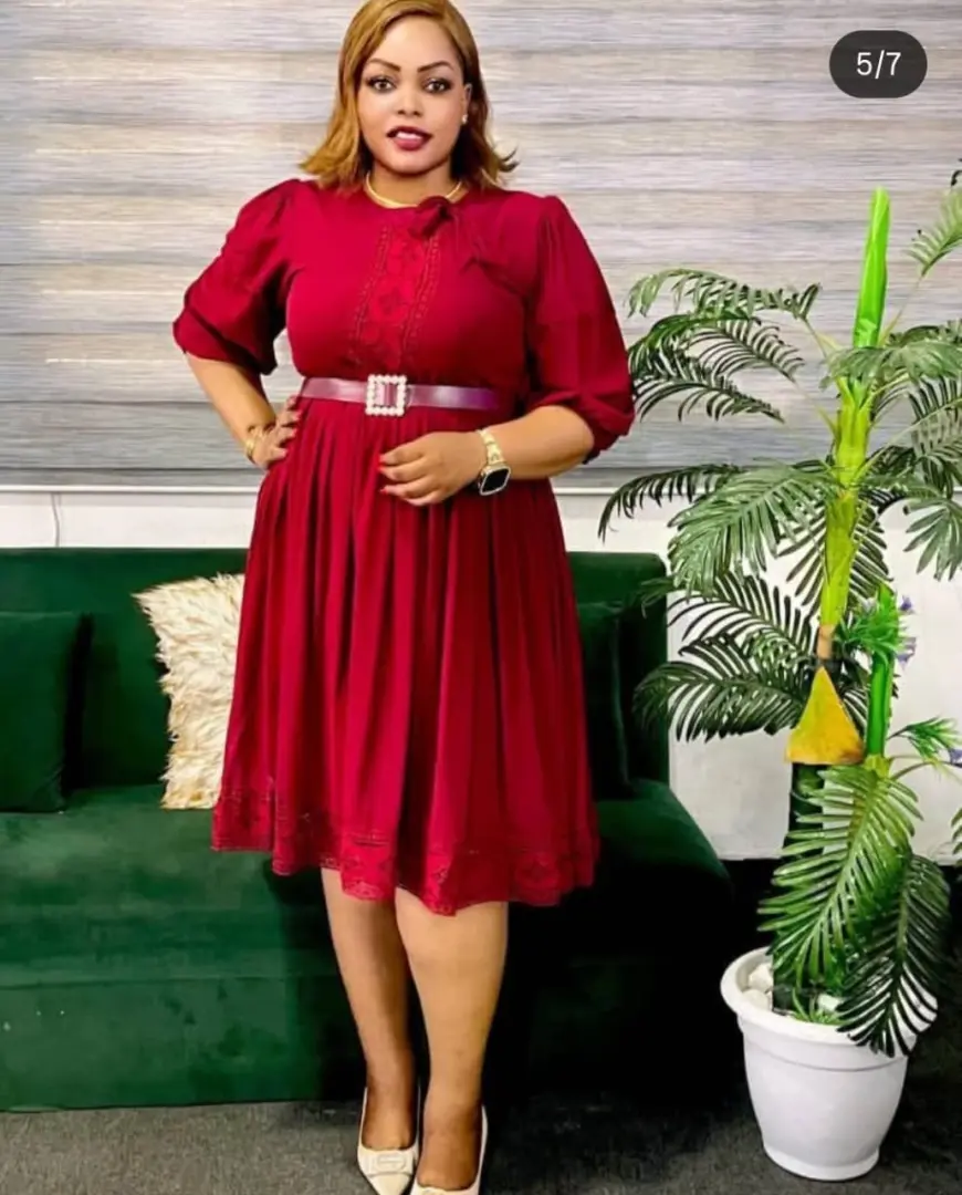 New Pink Dress (XL/XXL) with 7 Color Options thumbnail 2