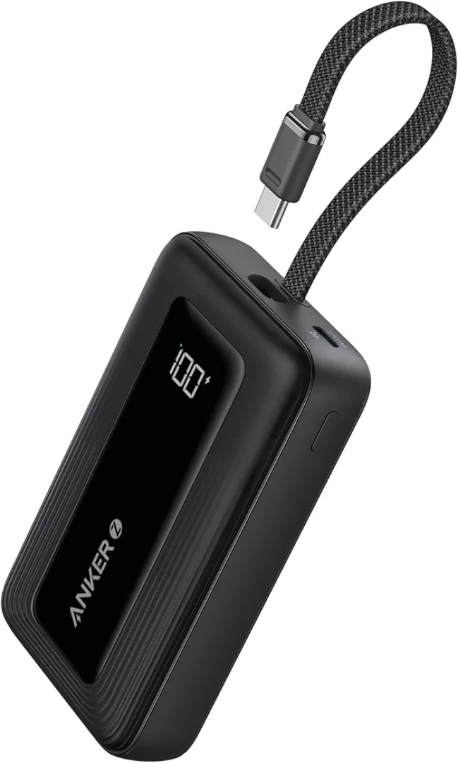 Anker Zolo Power Bank 10K 30W Built-In USB-C Cable thumbnail 2