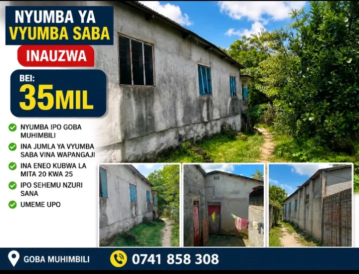 Nyumba zinauzwa Goba, Tabata na Mbezi thumbnail 5