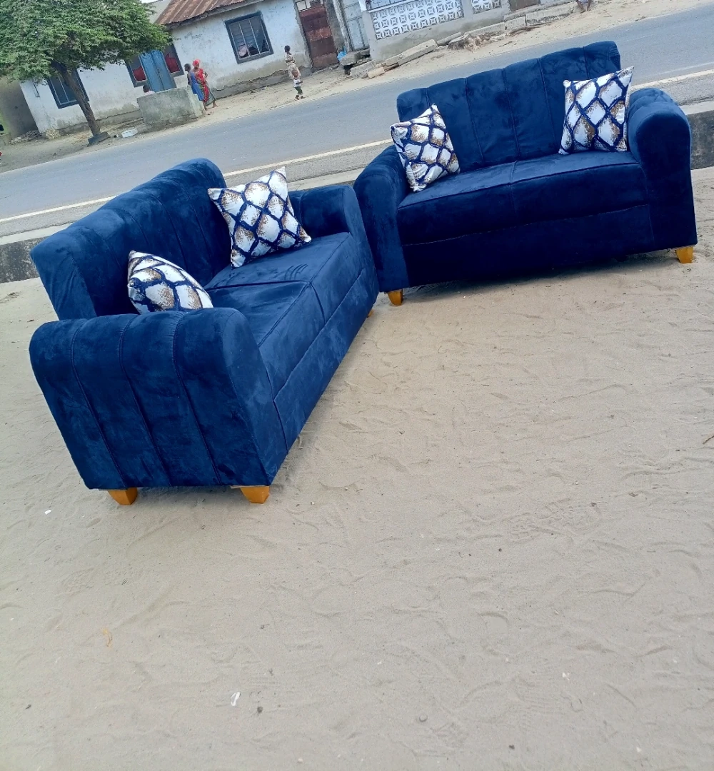 Brown/Tan Upholstered Sofa Sets (Free Delivery Dar es Salaam) thumbnail 4
