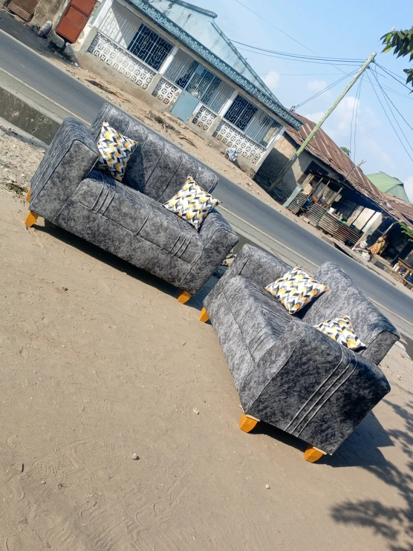 Brown/Tan Upholstered Sofa Sets (Free Delivery Dar es Salaam) thumbnail 8