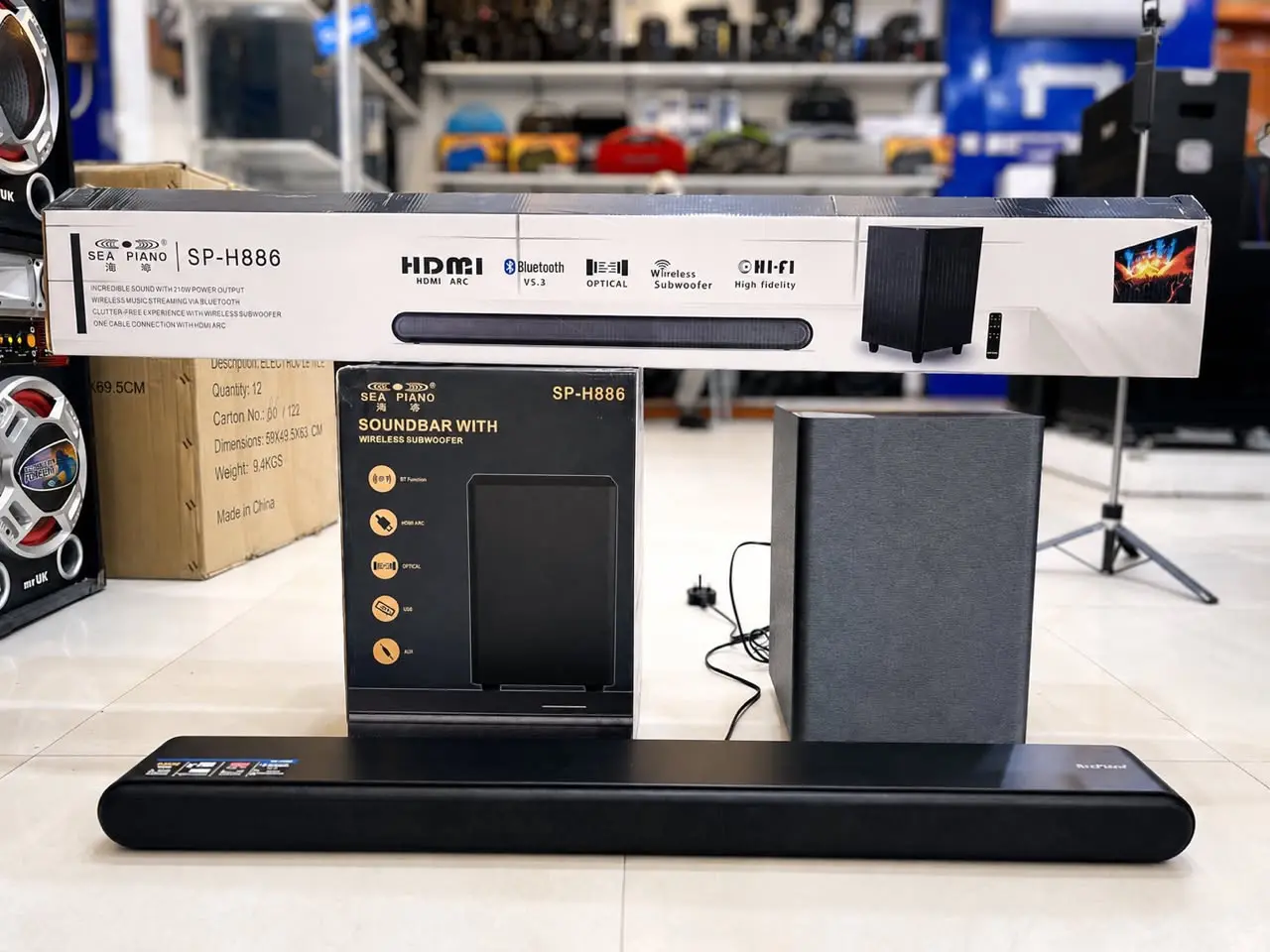 Sea Piano Soundbar SP-H886