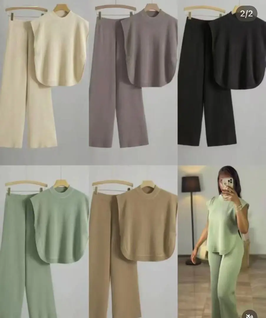 Womens Two-Piece Light Green Outfit thumbnail 2