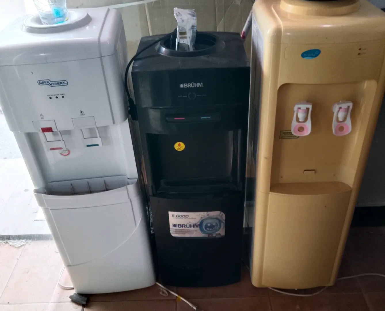 Water Dispenser with Fridge - Used Dubai