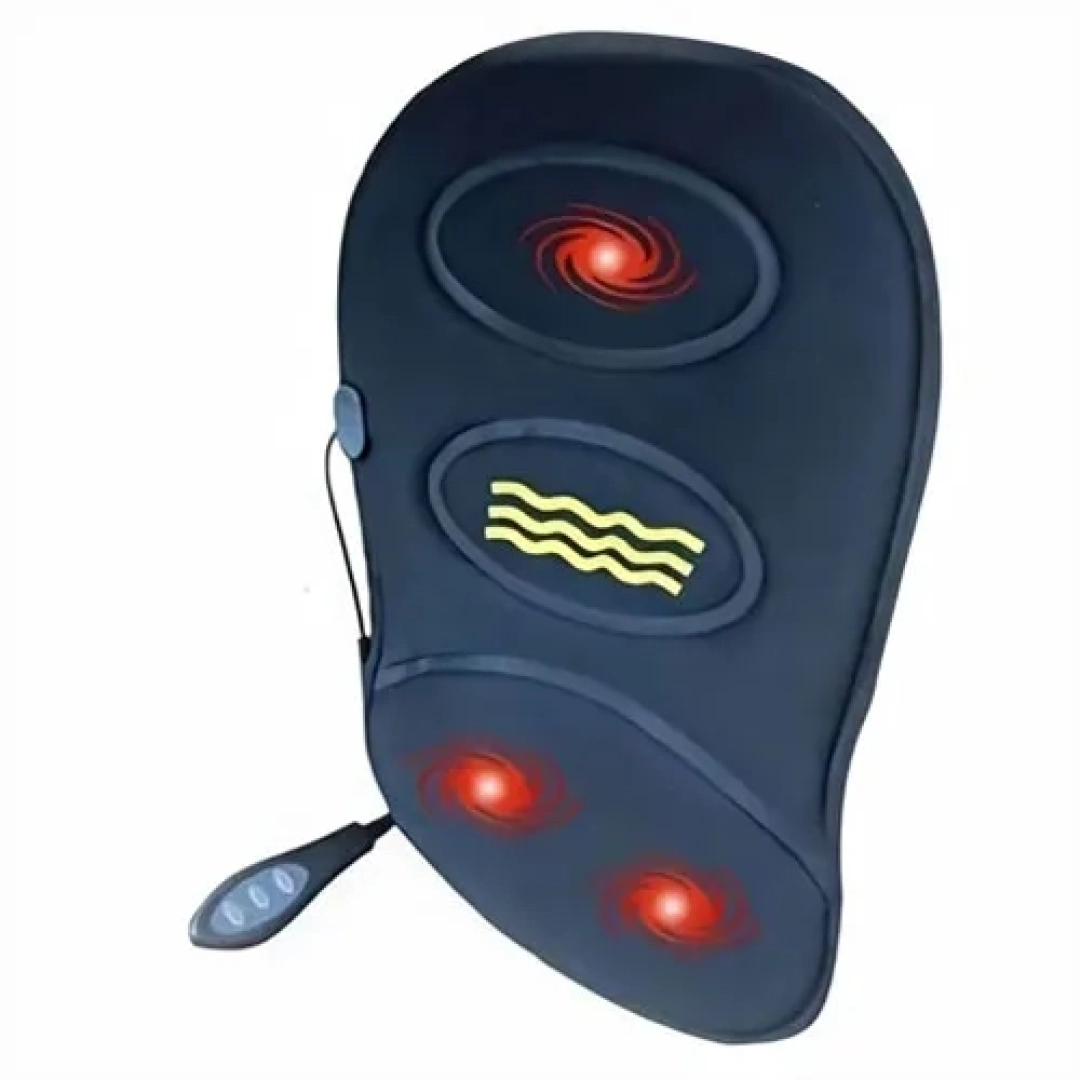 Black Robotic Cushion Massage Mini with Car Adapter thumbnail 2