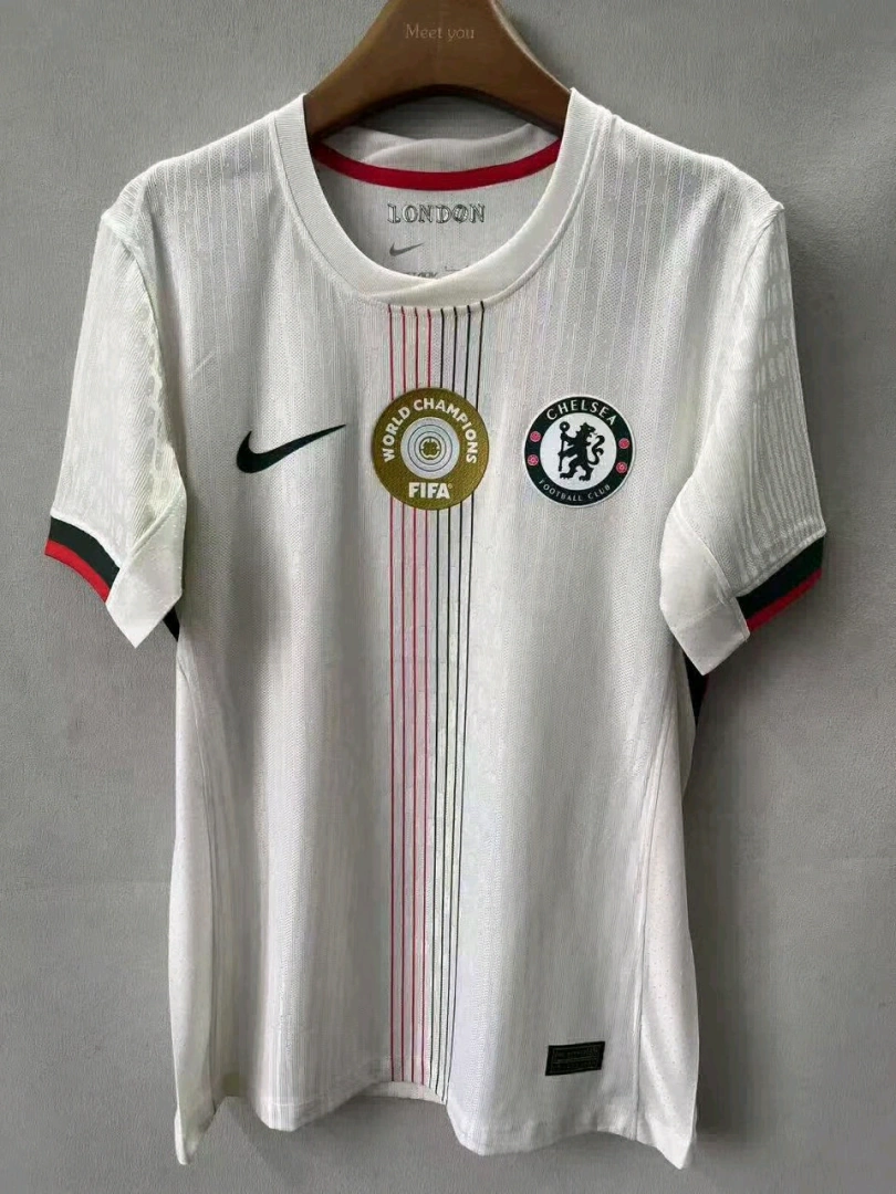 Blue Chelsea FC World Champions Football Jersey thumbnail 2