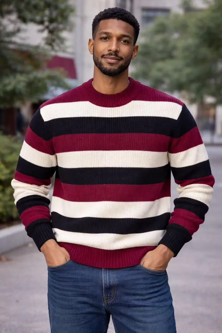Unisex Round Neck Sweater thumbnail 3