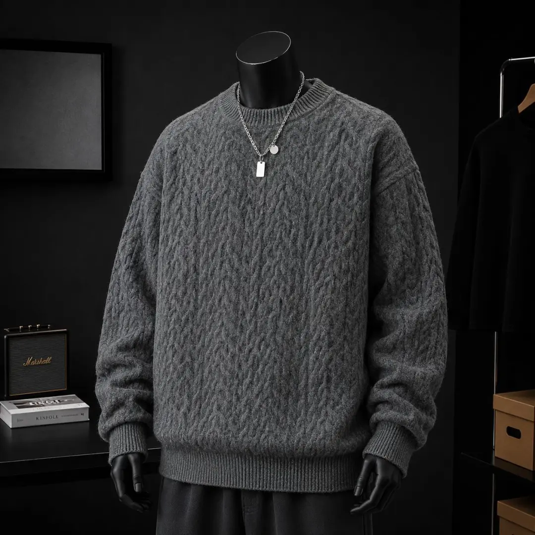 Unisex Round Neck Sweater thumbnail 8