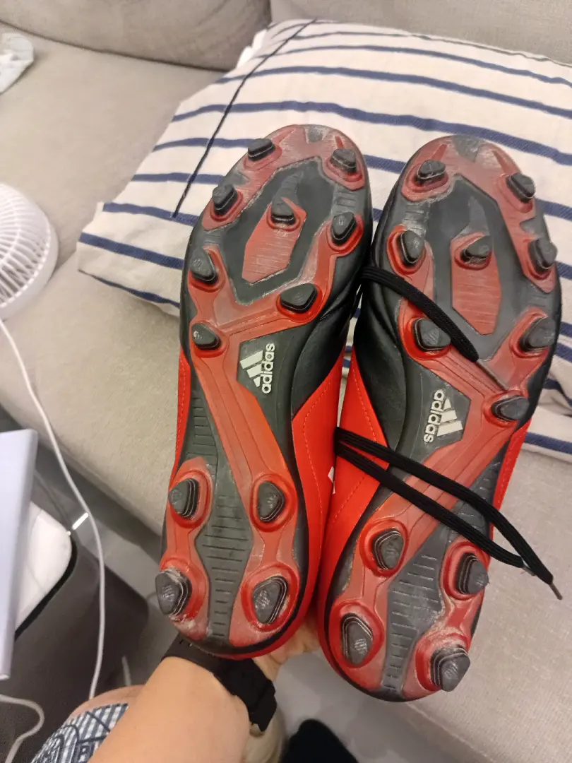 Adidas Soccer Cleats - Red/Black thumbnail 3