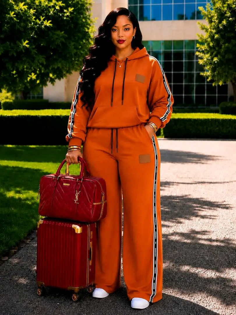 Trends Two-piece Tracksuit Set