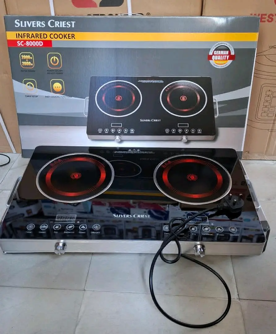 Slivers Criest 2-Plate Infrared Cooker