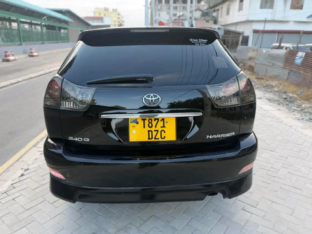Toyota Harrier 2007 Nyeusi thumbnail 2